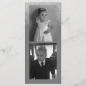 写真ビジネスシルバーグリッターグレーロゴ  メニュー (裏面)