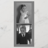 写真ビジネス金ゴールドロゴブラシストロークピンク  メニュー (裏面)