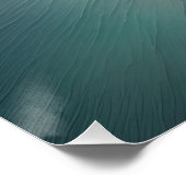 写真ビーチエステティックサンセットニュートラルピンク ポスター (コーナー)