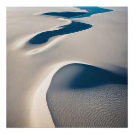 写真ビーチエステティックサンセットニュートラル ポスター