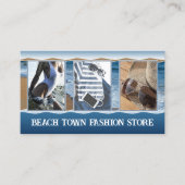 写真ビーチファッションストア名刺 名刺 (正面)