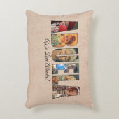 写真ピローABUELA、画像の追加、背面のメッセージ アクセントクッション (正面(垂直))