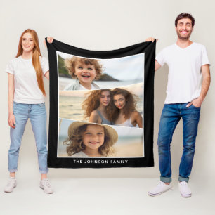 写真ファンキーコラージュの色ブロックの対角線 フリースブランケット