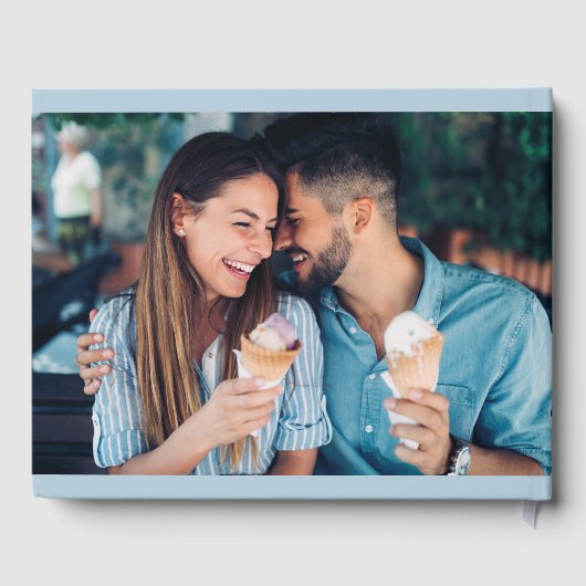 写真ファンシーに愛し結婚た引用文なし ゲストブック (裏面)