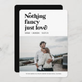 写真ファンシー展を好むだけで結婚はない 案内状 (正面/裏面)