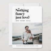 写真ファンシー展を好むだけで結婚はない 案内状 (正面)