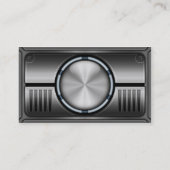 写真フェイク付きハイテク金属カードバージョン2 名刺 (裏面)