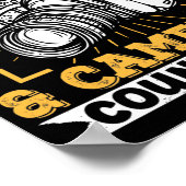 写真フォトグラファーもしItがコーヒーと ポスター (角)