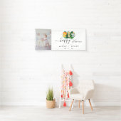 写真フォトサファリファースト誕生日バンデロール 横断幕 (インサイチュ)