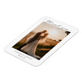 写真フォーマル伝統的クラシックエレガントウェディング マグネット (左側)