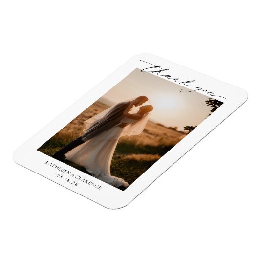 写真フォーマル伝統的クラシックエレガントウェディング マグネット (左側)