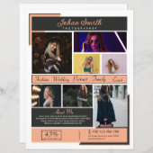 写真フライヤーテンプレート (正面/裏面)