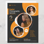 写真フライヤーテンプレート (正面/裏面)