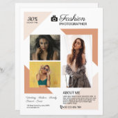 写真フライヤーテンプレート (正面/裏面)