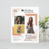 写真フライヤーテンプレート (スタンド正面)