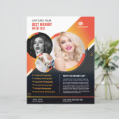 写真フライヤーテンプレート (スタンド正面)