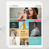 写真フライヤーテンプレート (正面/裏面)