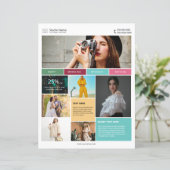 写真フライヤーテンプレート (スタンド正面)