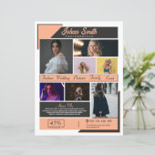 写真フライヤーテンプレート (スタンド正面)