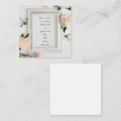 写真フレームかわいらし結婚披露宴エンクロージャ エンクロージャーカード (正面/裏面)