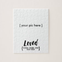 写真フレームのカスタムなパズルのテンプレート