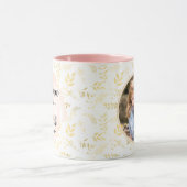 写真フレームのテンプレートのパーソナライズな祖母のマグ マグカップ (中央)