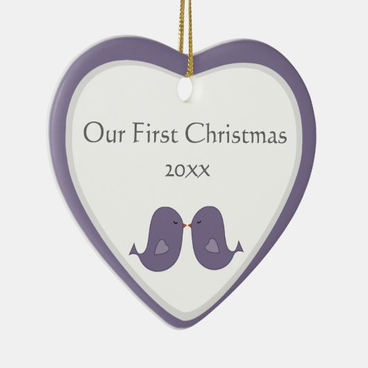 写真フレームの仲の良い恋人同士の記念品のオーナメント セラミックオーナメント (右)