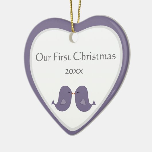 写真フレームの仲の良い恋人同士の記念品のオーナメント セラミックオーナメント (左)