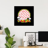 写真フレームの日付 ポスター (ホームオフィス)