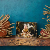 写真フレームイーゼルバック誕生日プラーク フォトプラーク (側面)