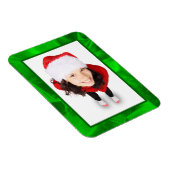 写真フレームグリーン金属くしゃくしゃくしゃにしたファブリック写真 マグネット (右側)