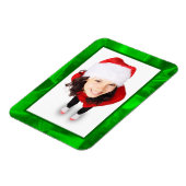 写真フレームグリーン金属くしゃくしゃくしゃにしたファブリック写真 マグネット (左側)