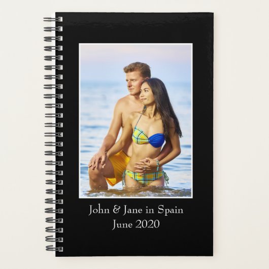 写真フレーム、カスタム写真パーソナライズされた- プランナー手帳 (正面)