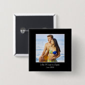 写真フレーム、カスタム写真 – パーソナライズされた 缶バッジ (正面&裏面)