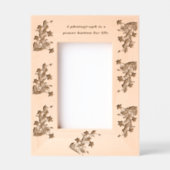 写真フレーム レーザー彫刻フレーム (正面)