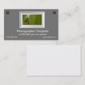 写真フレーム(昆虫)オオカバマダラ、モナークバタフライフォトグラファー 名刺 (正面/裏面)