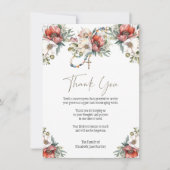 写真フローラロザリー葬儀の哀悼悔やみや弔慰 サンキューカード (正面)