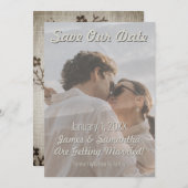 写真フローラ日付の保存 セーブザデート (正面/裏面)