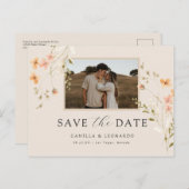 写真フローラ日付はがきを保存 ポストカード (正面/裏面)