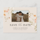 写真フローラ日付はがきを保存 ポストカード (正面)