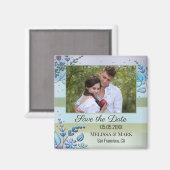 写真フローラ春日付マグネットの保存 マグネット (正面/裏面)