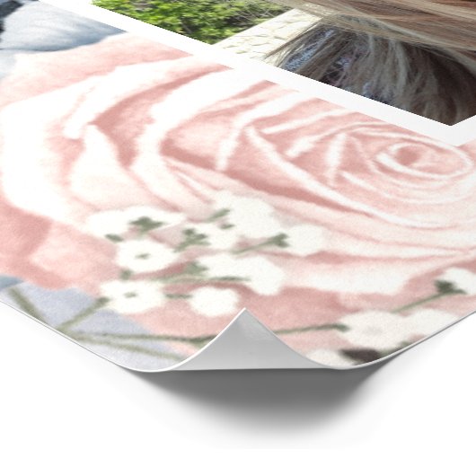 写真フローラ祝の生涯葬儀ポスター ポスター (角)