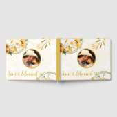 写真フローラ – ひまわり&デイジーGuest Book ゲストブック (全面)