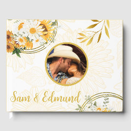 写真フローラ – ひまわり&デイジーGuest Book ゲストブック