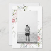 写真フローラ |水彩結婚式招待状 招待状 (裏面)