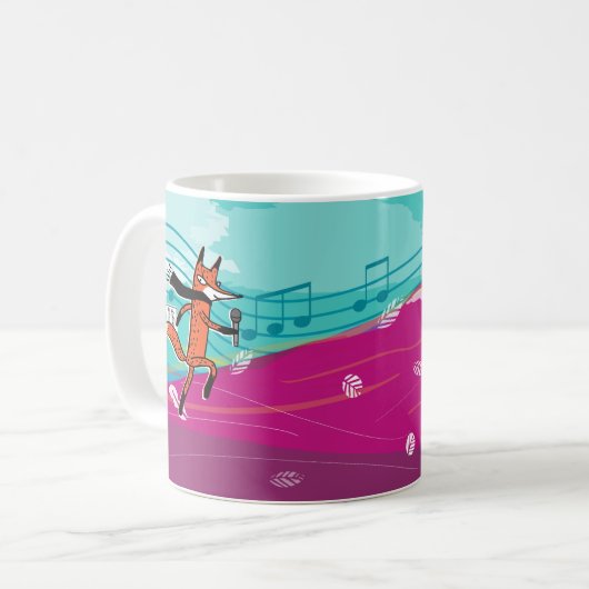 写真ブックサミットのマグカップ – 歌う写真の本! コーヒーマグカップ (正面左)