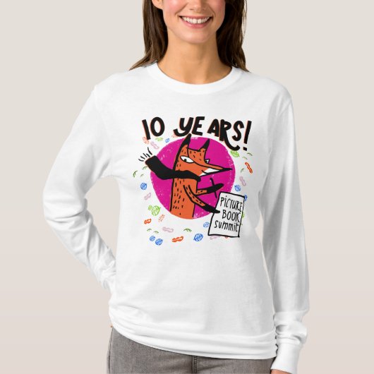 写真ブックサミット10年 Tシャツ (正面)