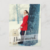 写真ブラシスクリプトオーバーレイを移動 案内ポストカード (正面)