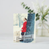 写真ブラシスクリプトオーバーレイを移動 案内ポストカード (スタンド正面)