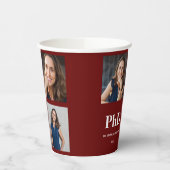 写真ブルゴーニュ博士課程の卒業 紙コップ (左)